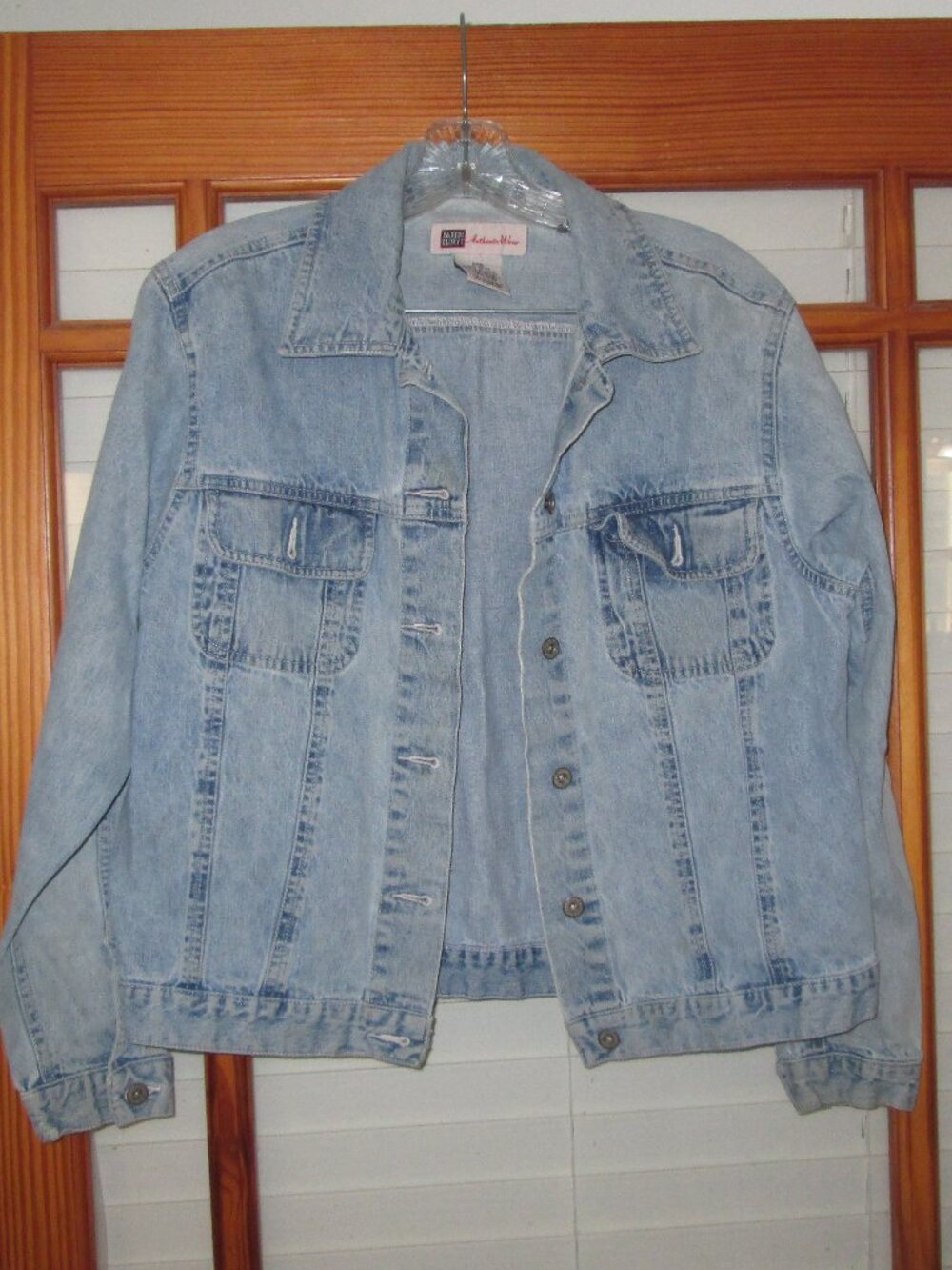 Faded Glory Authentic Wear Jean Jacket Women's Small 100% Cotton VTG